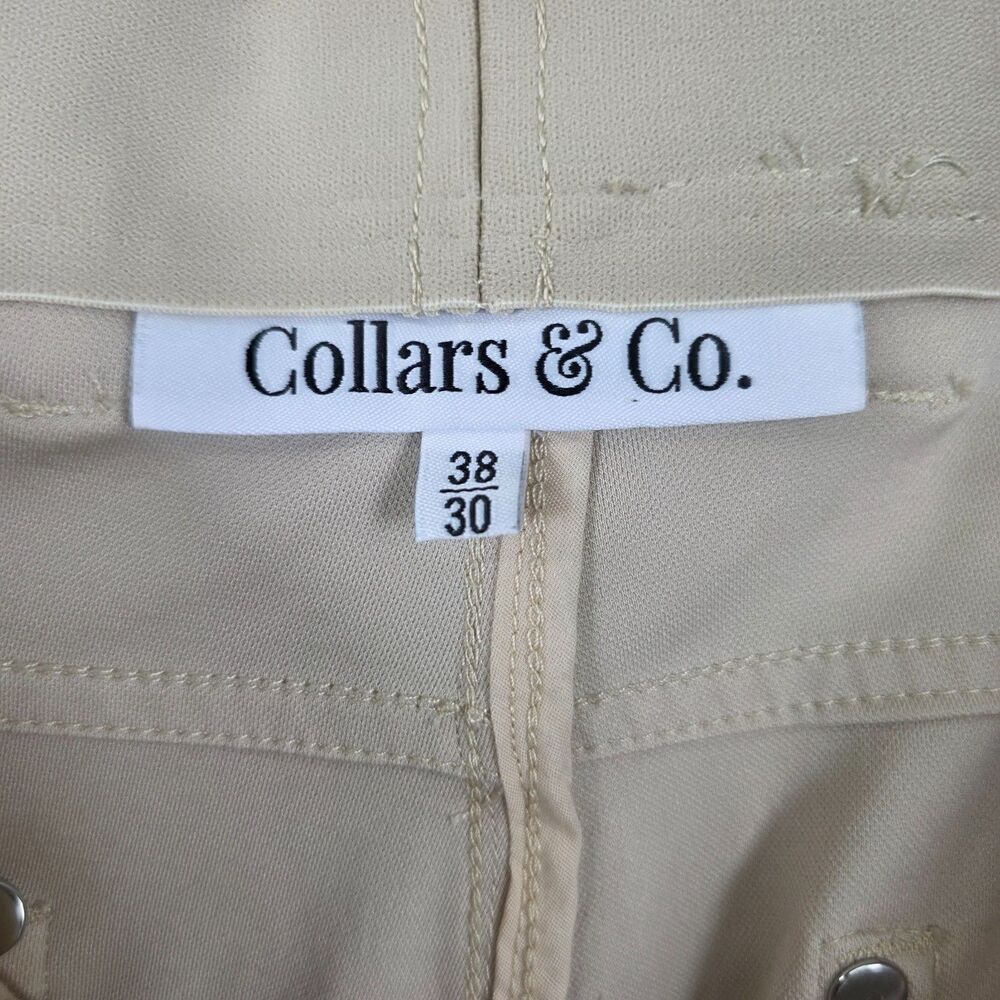 Collars and Co CEO Tech Pull On Pants Stone Beige Mens 38x30 - Picture 6 of 10